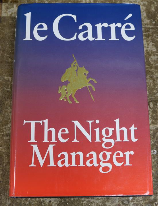 John Le Carre. The Night Manager, 1st edition, signed by author